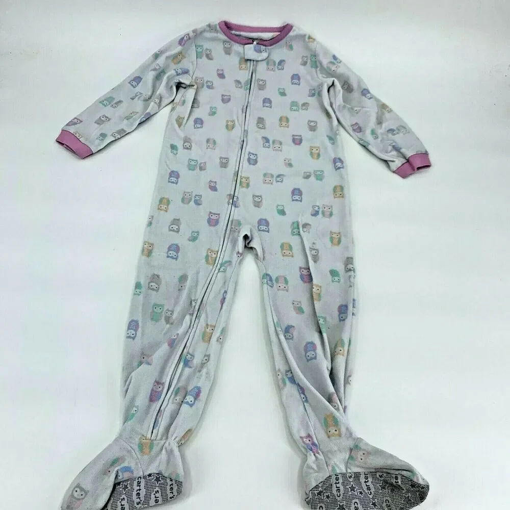 Carters Girls Pajamas One Piece Sz 5T